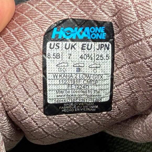 Hoka Kaha 2 GTX Hiking Shoe Womens 8.5 Cosmic Pearl Athletic Gore-Tex Waterproof - Picture 14 of 14